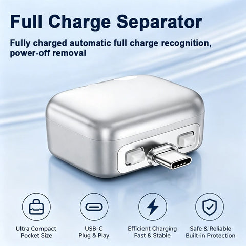 AI Smart Auto-Stop Charging Adapter