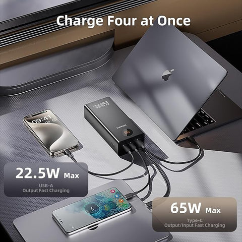ROMOSS 65W 27000mAh Fast Charging Power Bank Laptop&Mobile