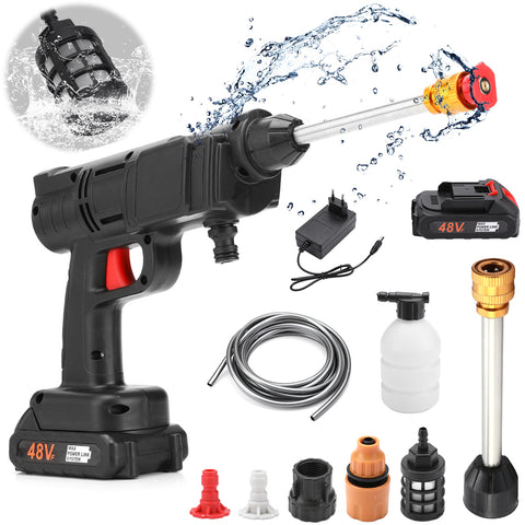 21V Cordless High-Pressure Car Washer Gun
